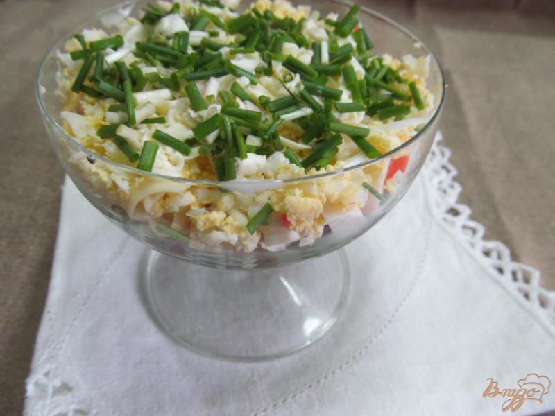 Фото приготовление рецепта: Салат из морской капусты шаг №9