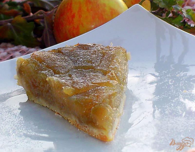 Фото приготовление рецепта: Яблочный пирог татен шаг №9