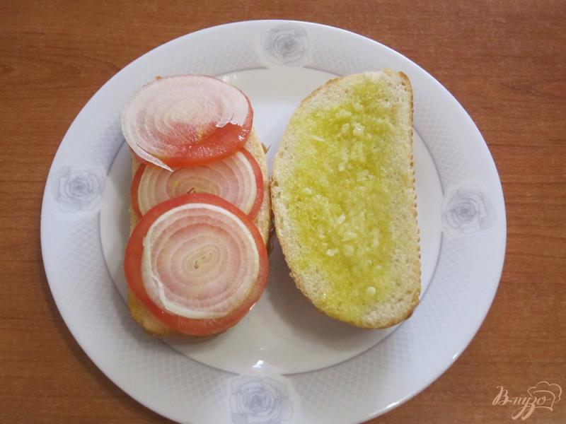 Фото приготовление рецепта: Сэндвичи с анчоусами шаг №4
