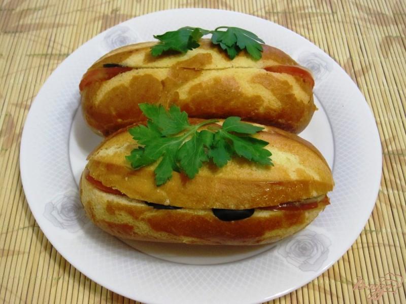 Фото приготовление рецепта: Сэндвичи с анчоусами шаг №8