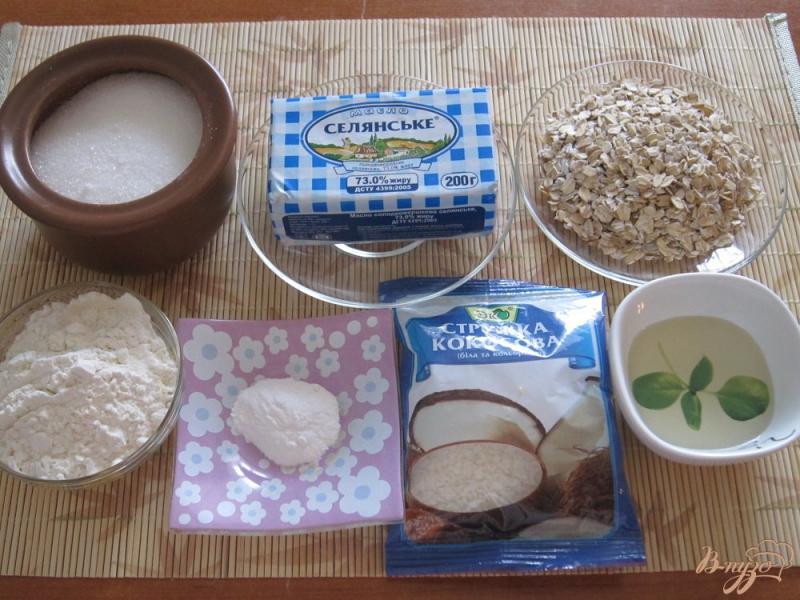 Фото приготовление рецепта: Овсяное печенье «Анзак» шаг №1
