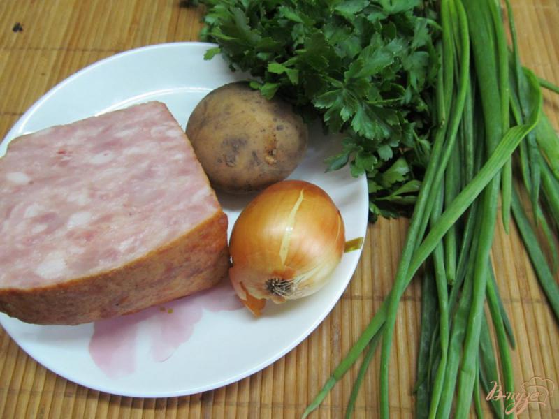 Фото приготовление рецепта: Ветчина в картофельной шубе шаг №1
