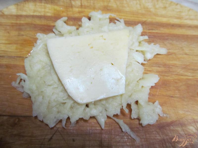 Фото приготовление рецепта: Ветчина в картофельной шубе шаг №5