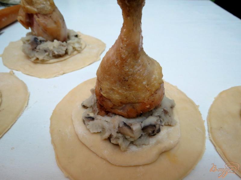 Фото приготовление рецепта: Куриные голени в мешочке шаг №11