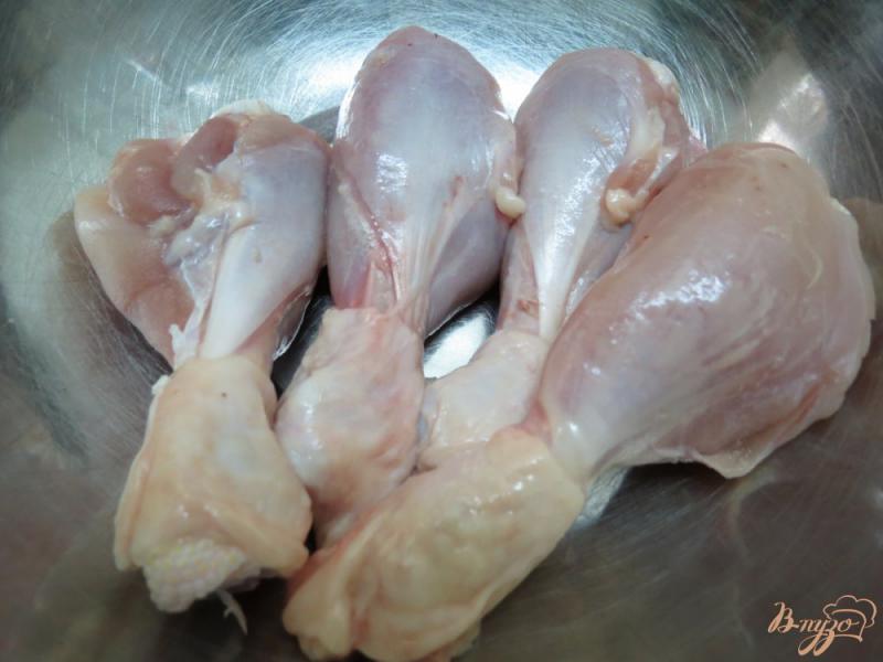 Фото приготовление рецепта: Куриные голени в мешочке шаг №6