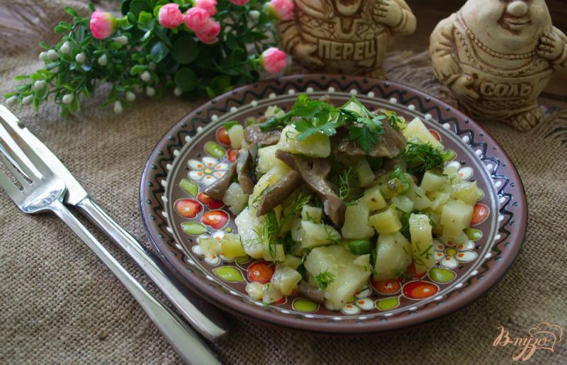 Фото приготовление рецепта: Салат овощной « Опенок » шаг №5