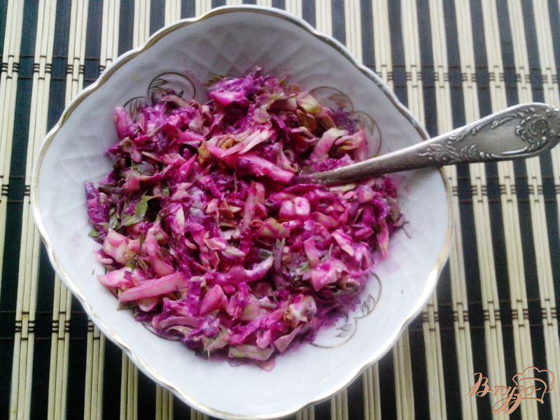 Фото приготовление рецепта: Сочный салат из свежих овощей шаг №4
