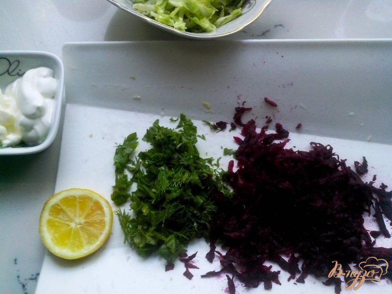 Фото приготовление рецепта: Сочный салат из свежих овощей шаг №3