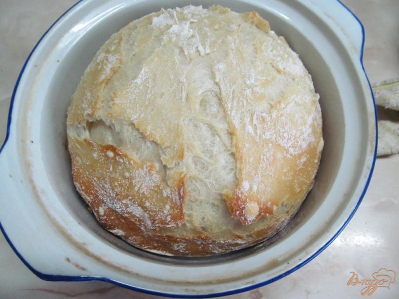 Фото приготовление рецепта: Хлеб без замеса шаг №8