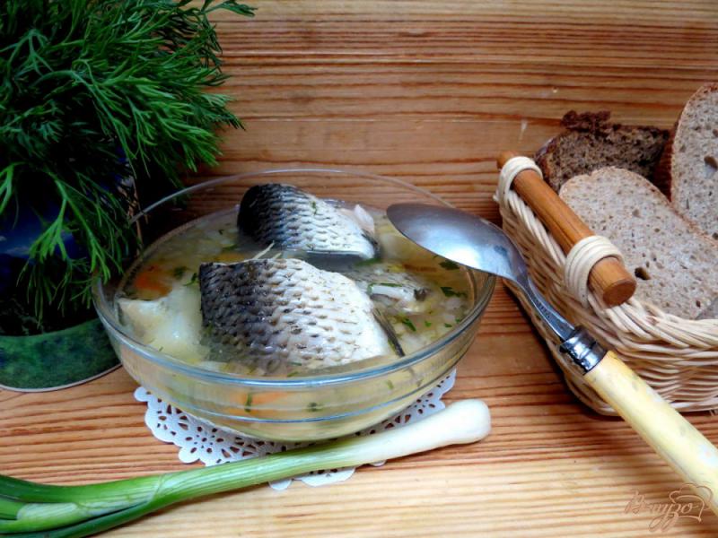 Фото приготовление рецепта: Рыбная похлёбка с пшеном. шаг №10