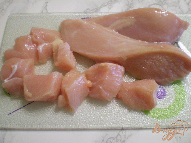 Фото приготовление рецепта: Шашлык в духовке из куриного филе шаг №6