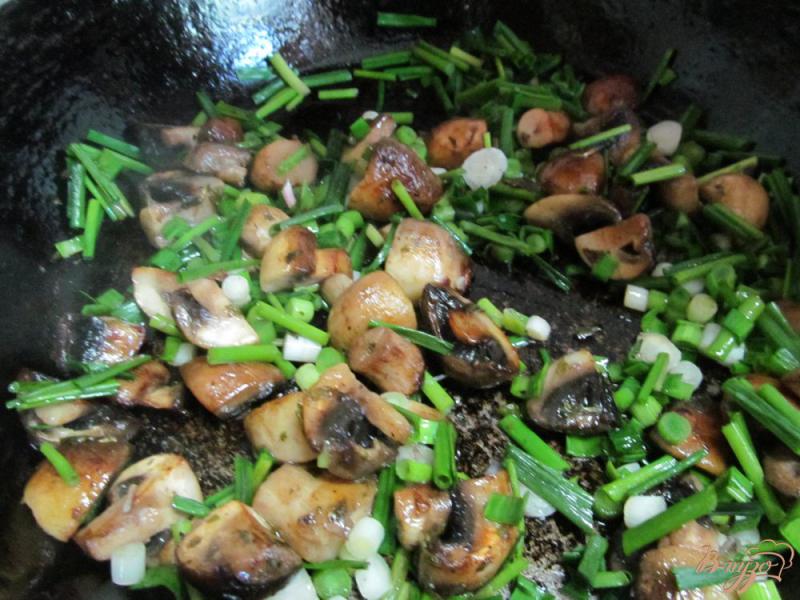 Фото приготовление рецепта: Рагу из грибов и пшена шаг №5
