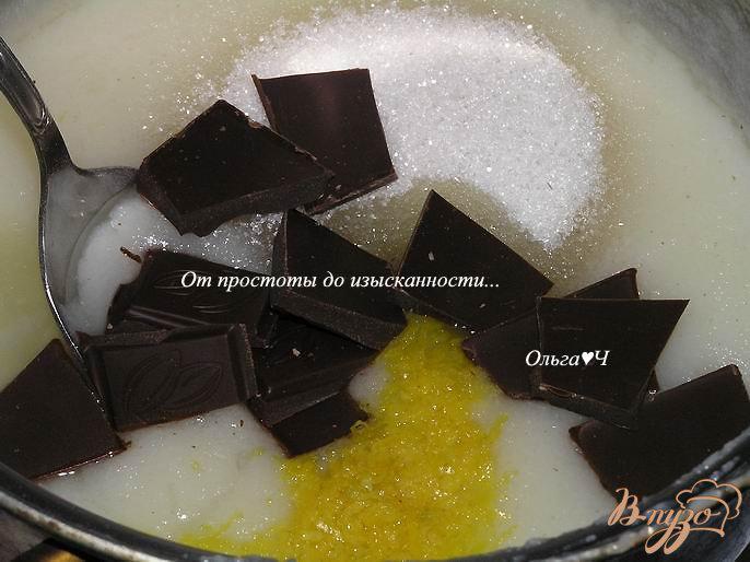 Фото приготовление рецепта: Торт а-ля «Наполеон» с шоколадным кремом (постный) шаг №7