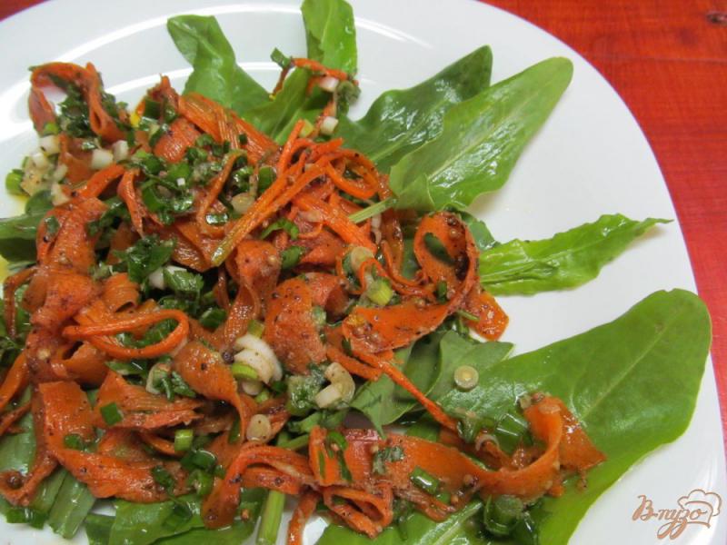 Фото приготовление рецепта: Теплый салат из моркови шаг №6