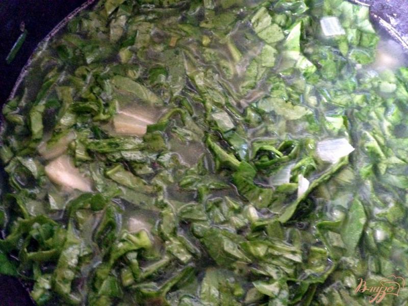 Фото приготовление рецепта: Крем-суп из шпината шаг №5