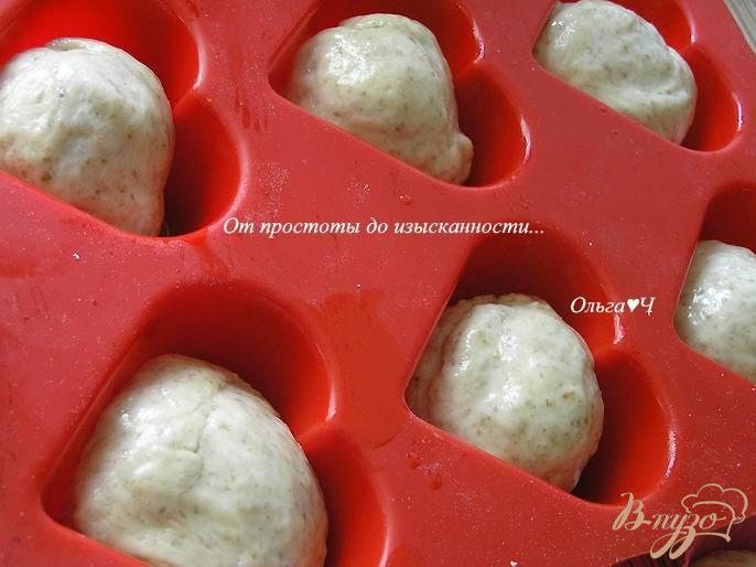 Фото приготовление рецепта: Ванильные булочки с отрубями шаг №6