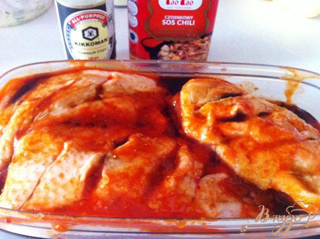 Фото приготовление рецепта: Филе утки в остро-сладком маринаде шаг №3