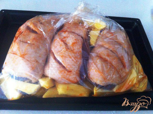 Фото приготовление рецепта: Филе утки в остро-сладком маринаде шаг №5