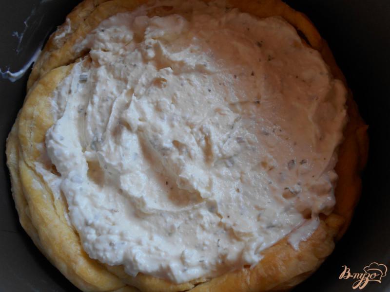 Фото приготовление рецепта: Пирог «Овощная спираль» шаг №4