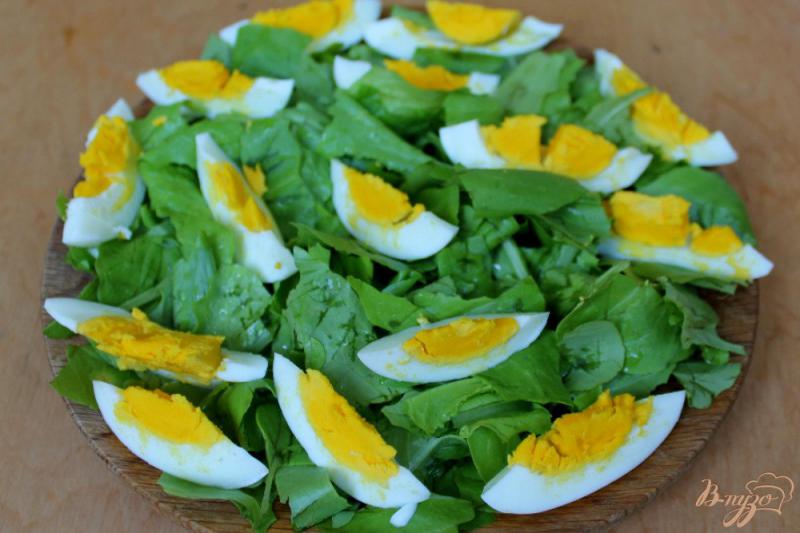 Фото приготовление рецепта: Рыбный салат с водорослями шаг №3