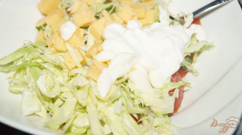 Фото приготовление рецепта: Капустный салат шаг №5