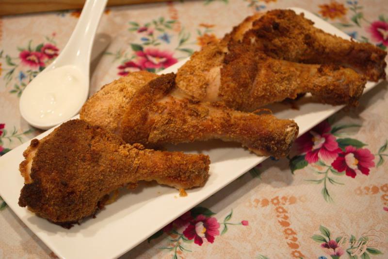 Фото приготовление рецепта: Курица в хлебном кляре шаг №5