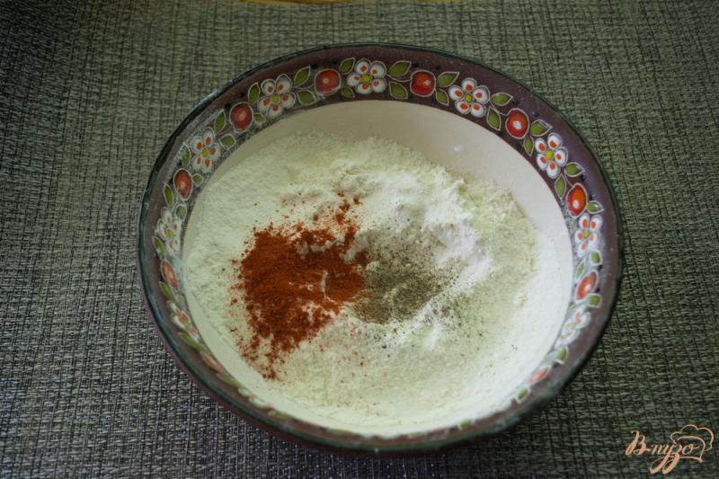 Фото приготовление рецепта: Жаренный сулугуни в кляре шаг №2