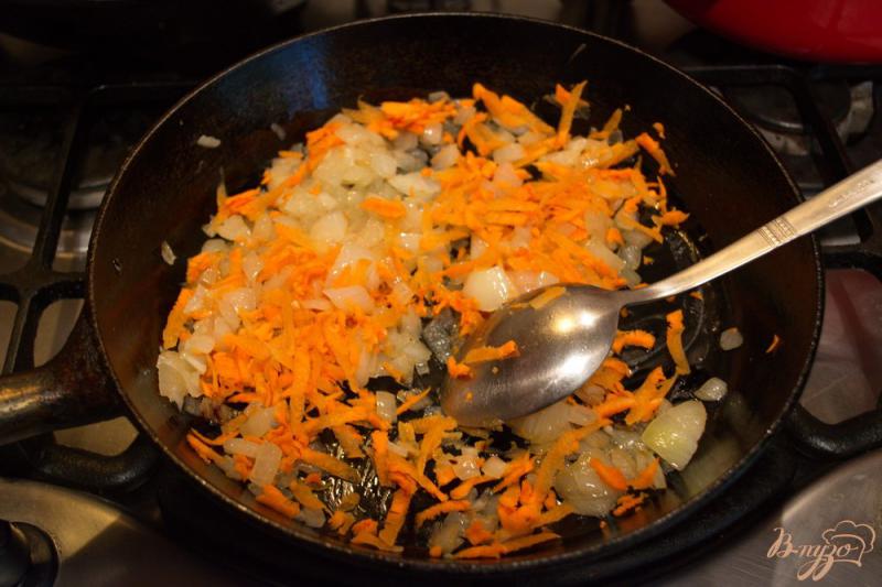 Фото приготовление рецепта: Картофельная запеканка с фаршем шаг №7