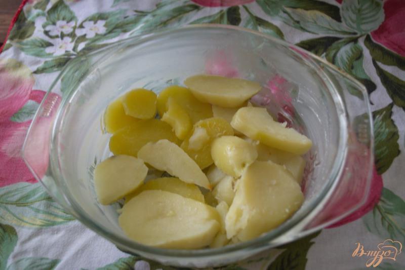 Фото приготовление рецепта: Картофельная запеканка с фаршем шаг №3