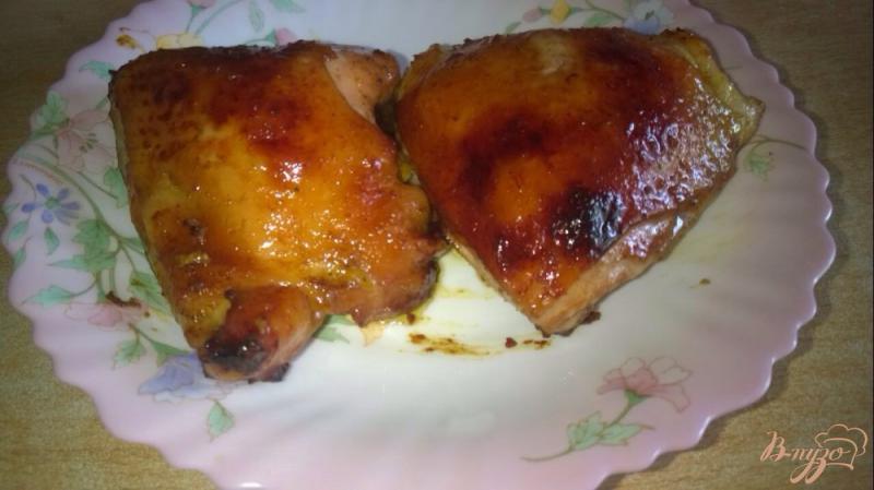 Фото приготовление рецепта: Бедро куриное в соевом соусе шаг №4