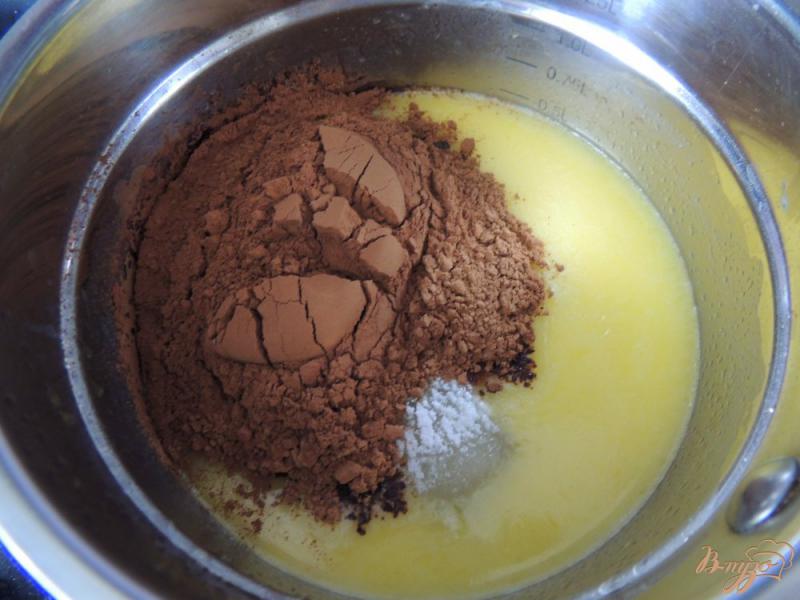 Фото приготовление рецепта: Шоколадные гнёзда шаг №4