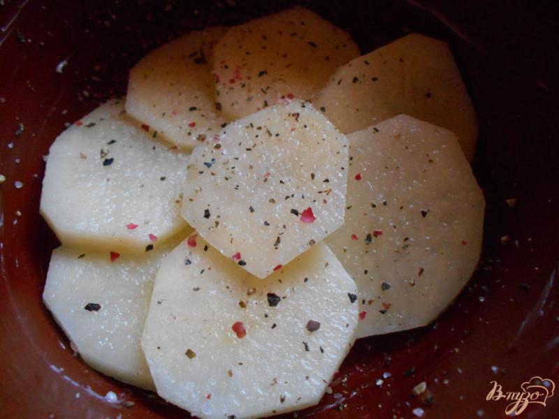 Фото приготовление рецепта: Картофельный гратен шаг №3