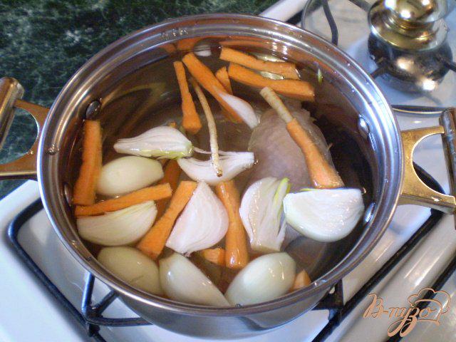 Фото приготовление рецепта: Рисовый суп без картофеля шаг №3