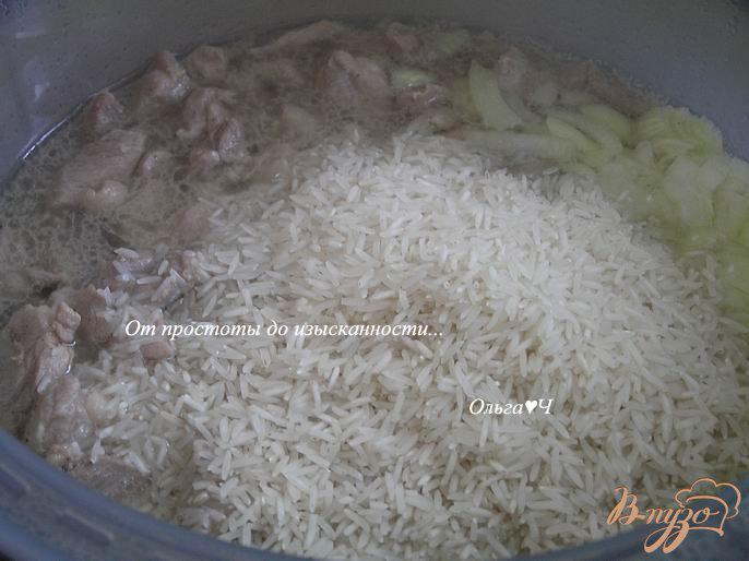 Фото приготовление рецепта: «Кассероль» из индейки с рисом басмати шаг №3