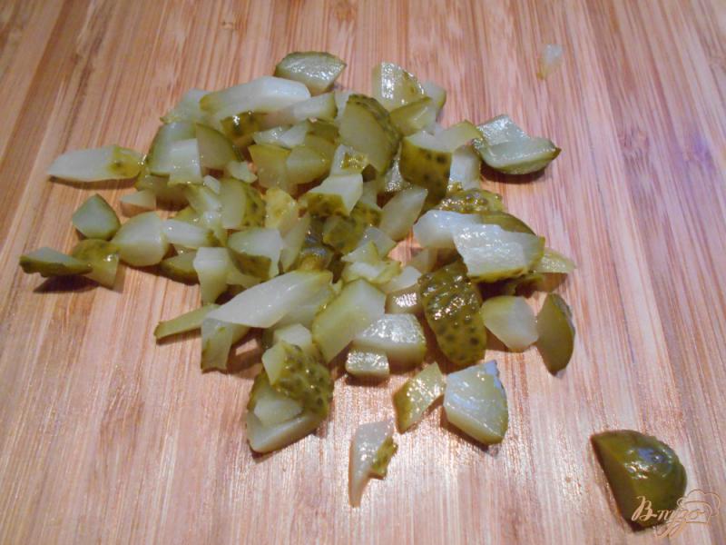 Фото приготовление рецепта: Картофельный салат с нутом шаг №3