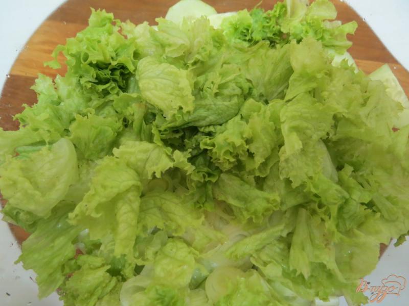 Фото приготовление рецепта: Салат из кабачков и капусты. шаг №7