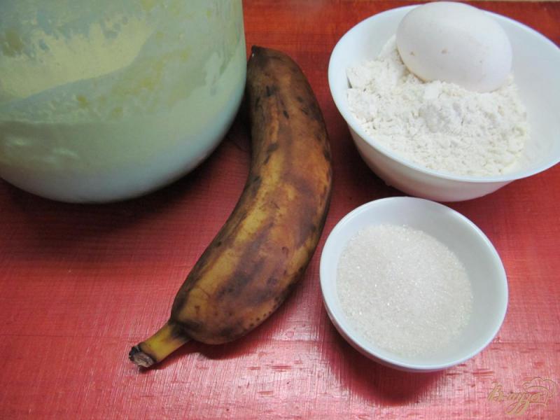 Фото приготовление рецепта: Блинчики с бананом шаг №1