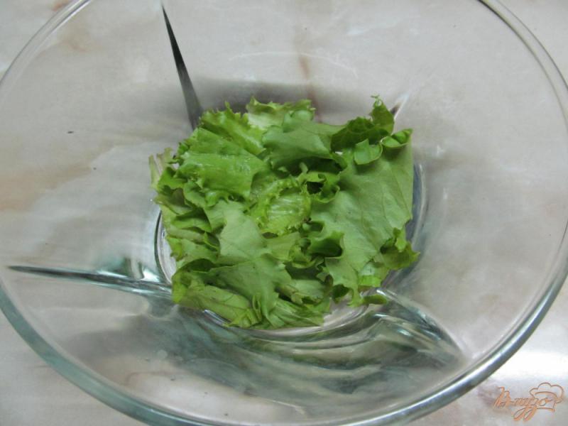 Фото приготовление рецепта: Салат из сердца помидора с французским соусом шаг №2