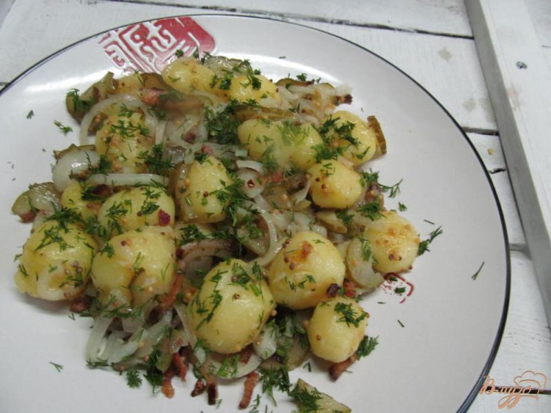 Фото приготовление рецепта: Американский картофельный салат шаг №10