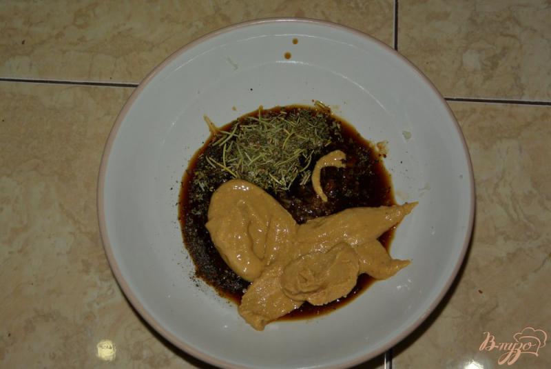 Фото приготовление рецепта: Куриное филе в арахисовом соусе шаг №5