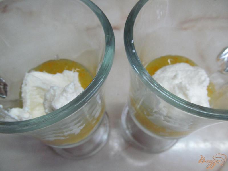 Фото приготовление рецепта: Творожный крем с апельсином шаг №8