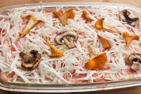 Лазанья с грибами Лазанья с грибами