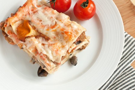 Лазанья с грибами Лазанья с грибами