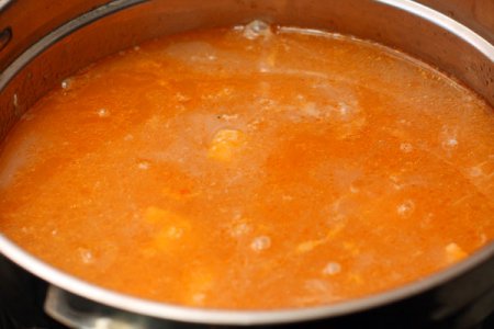 Рыбная солянка с семгой Рыбная солянка с семгой