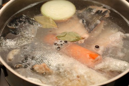 Рыбная солянка с семгой Рыбная солянка с семгой