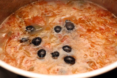 Рыбная солянка с семгой Рыбная солянка с семгой