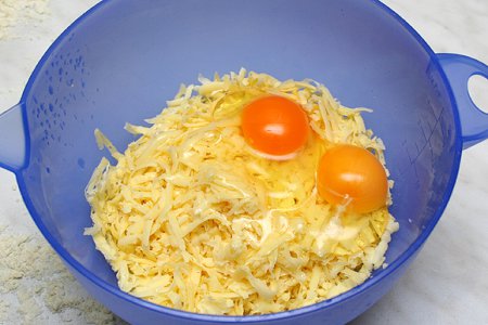 Пирог с сыром и мясом Пирог с сыром и мясом