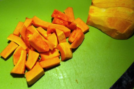 Пенне с тыквой и курицей Пенне с тыквой и курицей