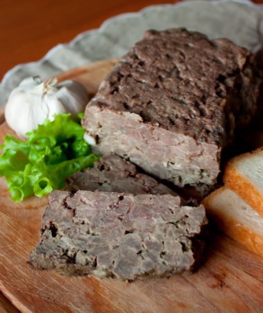 Террин из свинины с куриной печенью Террин из свинины с куриной печенью