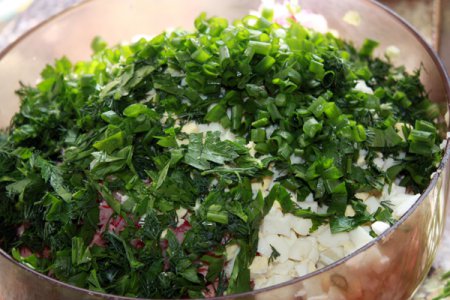 Окрошка с квасом Окрошка с квасом